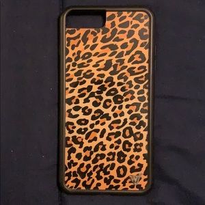 Wildflower cheetah print phone case iphone 8+